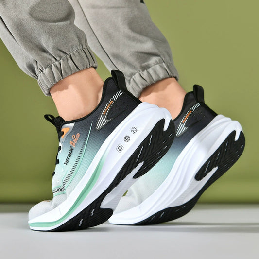PeedFlow Carbon Running Shoes: All-Season Cushioned & Grippy