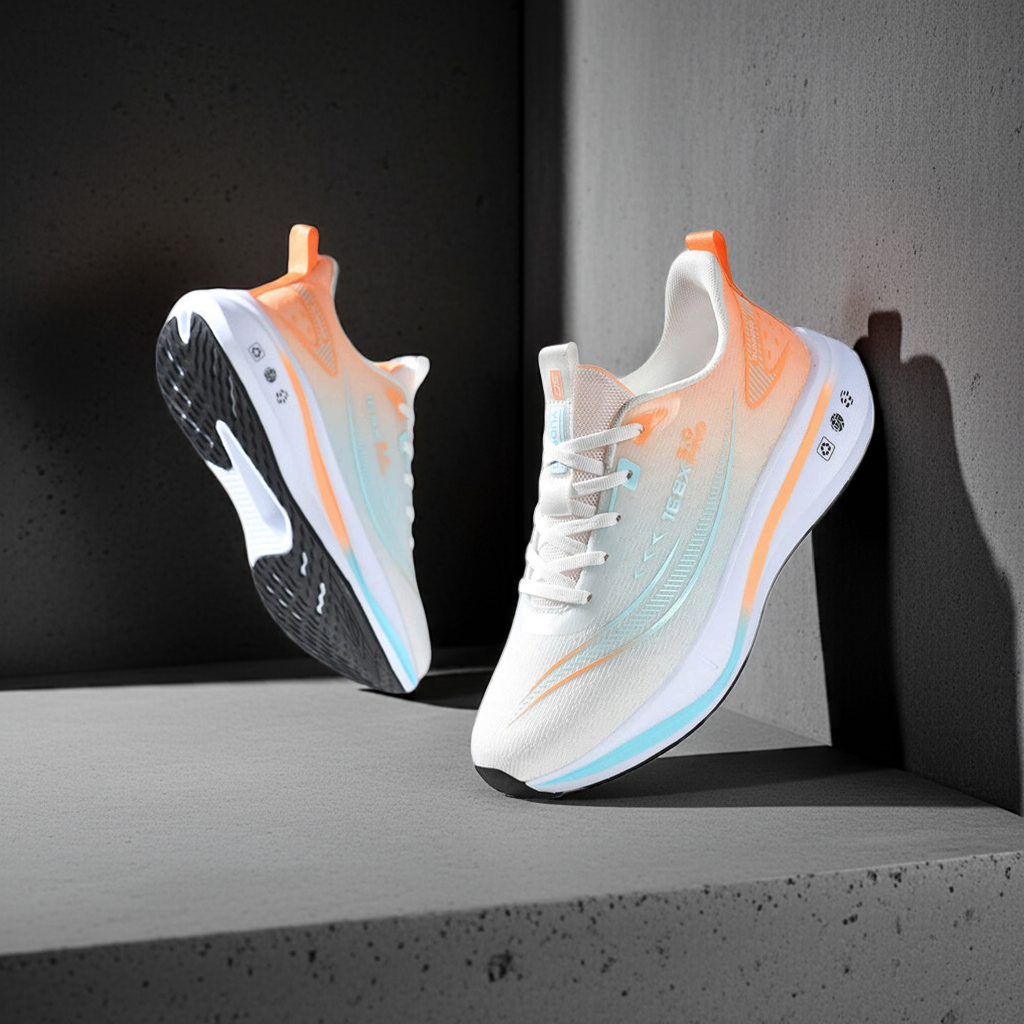 PeedFlow Carbon Running Shoes: All-Season Cushioned & Grippy
